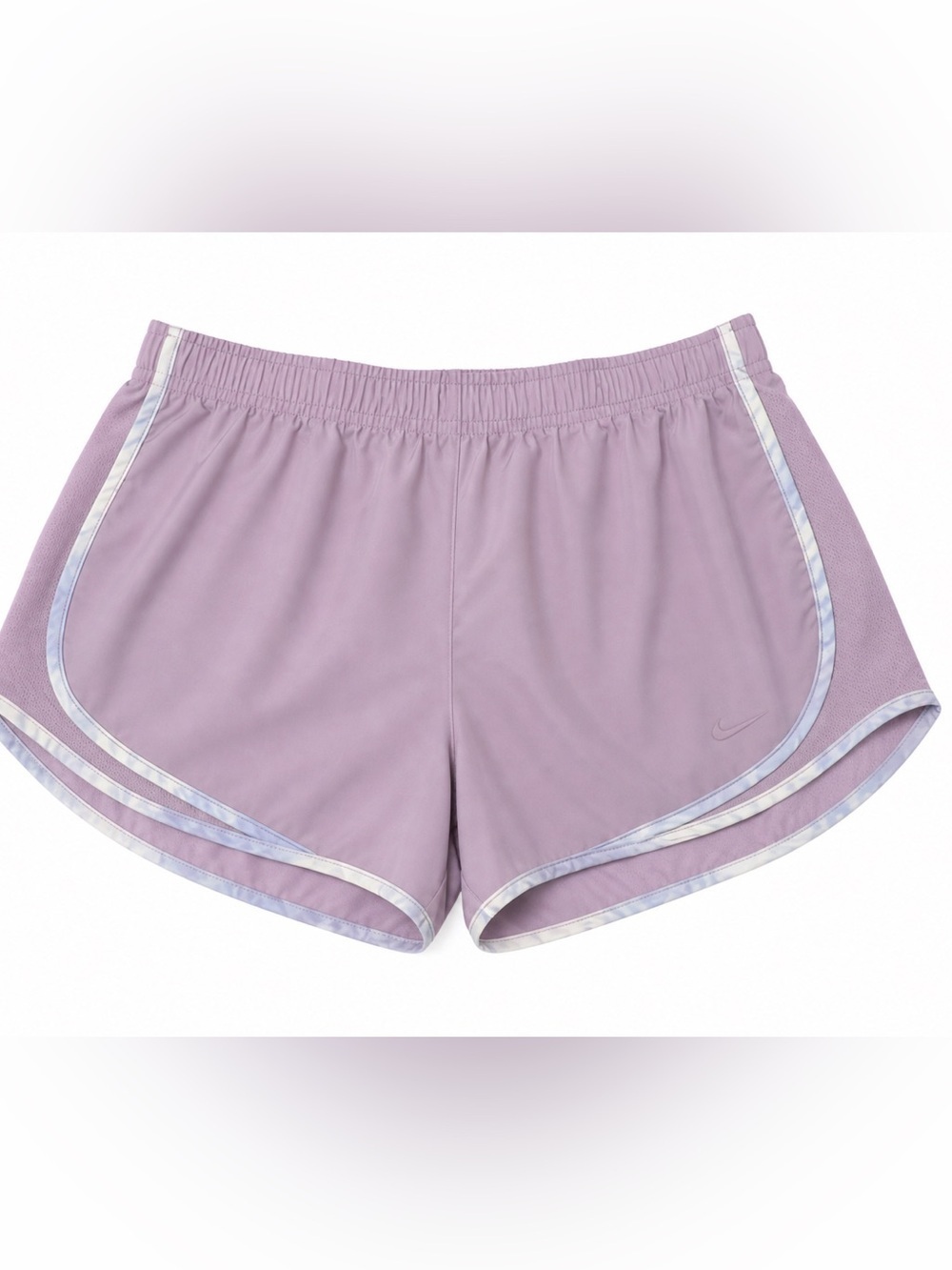 NIKE DRI-FIT WOMEN PURPLE ATHLETIC BRIEF LINED RUNNING SHORT PANTS.SIZE-…